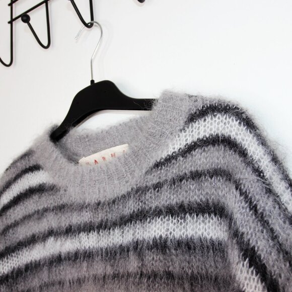 BNWT AW24 MARNI FUZZY WUZZY MOHAIR BRUSHED SWEATER 48 & 50 & 52 - Picture 4 of 16